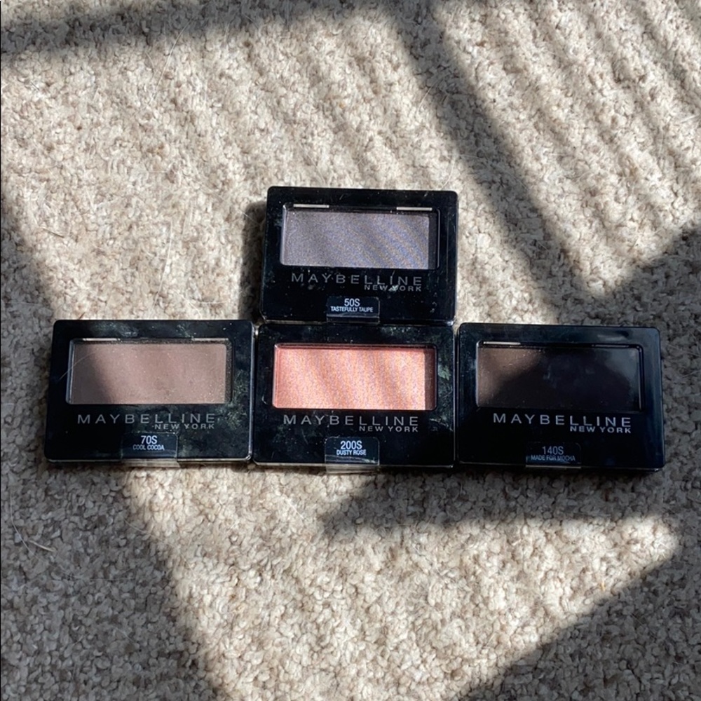 4 maybelline eyeshadows